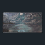 Alfrombrillas De Escritorio DG Paintings Moonlit Bay Desk Mat<br><div class="desc">DG Paintings original artwork designed product</div>