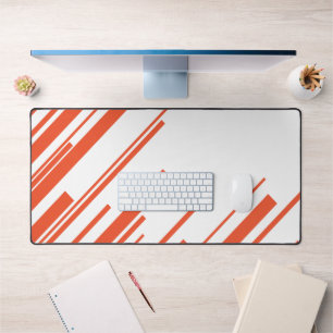 Alfrombrillas De Escritorio Diagonarios en Naranja y blanco
