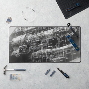 Alfrombrillas De Escritorio Diagrama negro del espacio de Sci-Fi