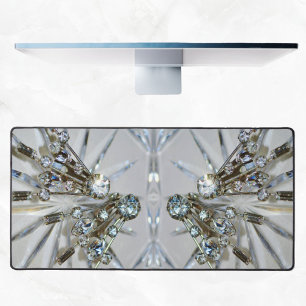 Alfrombrillas De Escritorio Diamantes de imitación Retro Glam Art Deco Fotogra