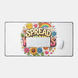 Alfrombrillas De Escritorio Difunde la amabilidad – Lindo arcoíris floral