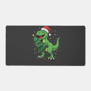 Alfrombrillas De Escritorio Dinosaurio de Navidad Santa T Rex