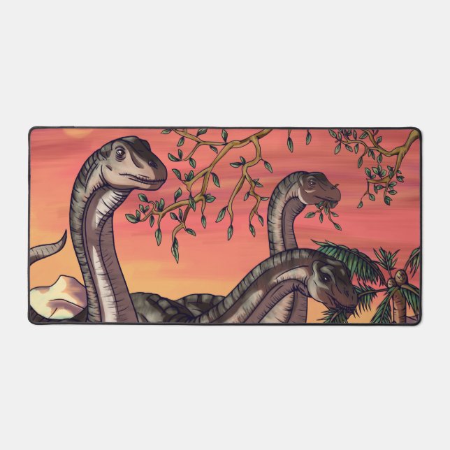 Alfrombrillas De Escritorio Dinosaurios en Dusk (Anverso)