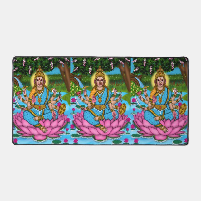 Alfrombrillas De Escritorio Diosa Lakshmi (Anverso)