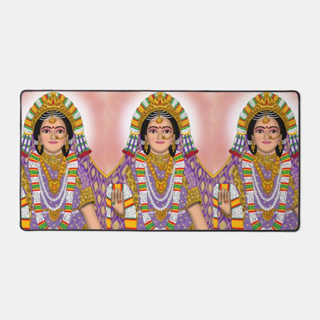 Alfrombrillas De Escritorio Diosa Radha  (Anverso)