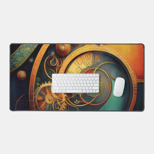 Alfrombrillas De Escritorio Diseño abstracto de relojería steampunk