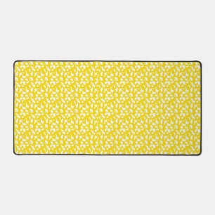 Alfrombrillas De Escritorio Diseño abstracto del patrón amarillo intenso