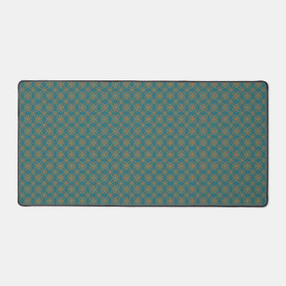 Alfrombrillas De Escritorio Diseño artístico de patrones verde azulados y Nara