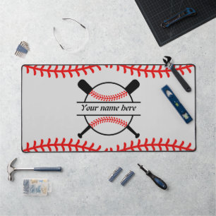 Alfrombrillas De Escritorio Diseño de béisbol personalizado - regalo Personali