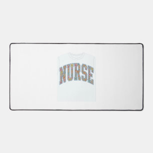 Alfrombrillas De Escritorio Diseño de camiseta con letras de equipo universita