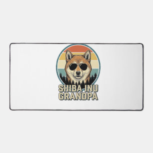 Alfrombrillas De Escritorio Diseño de camiseta de perro abuelo Shiba Inu Vinta