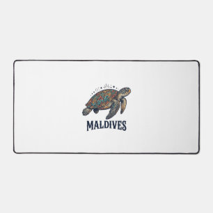Alfrombrillas De Escritorio Diseño de camiseta de viaje de tortuga marina vint