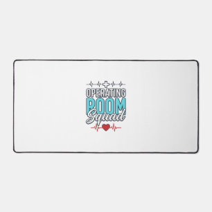 Alfrombrillas De Escritorio Diseño de camiseta del equipo quirúrgico de la esc