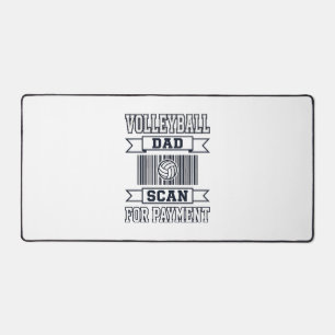 Alfrombrillas De Escritorio Diseño de camiseta divertido Papá de voleibol esca