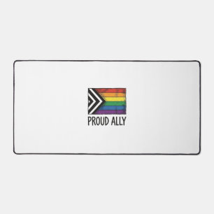 Alfrombrillas De Escritorio Diseño de camiseta vectorial de bandera de orgullo