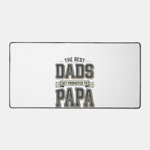 Alfrombrillas De Escritorio Diseño de camiseta Vintage Best Dads Promoted To P