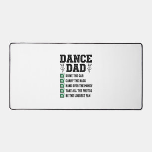 Alfrombrillas De Escritorio Diseño de camiseta Vintage Dance Dad Checklist_1