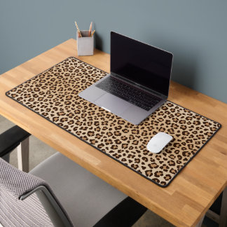 Alfrombrillas De Escritorio diseño de estampado de leopardo exótico