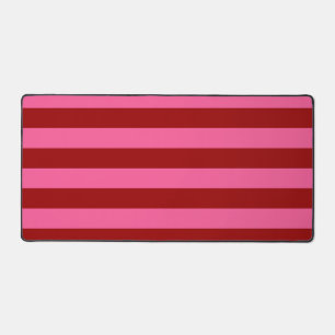 Alfrombrillas De Escritorio Diseño de franjas rosadas rojas maroon