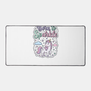 Alfrombrillas De Escritorio Diseño de Merch Diseño Gráfico Unicornio Nacido pa