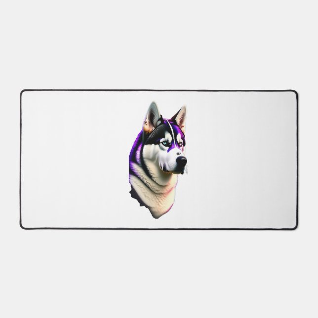 Alfrombrillas De Escritorio Diseño de perros Husky (Anverso)