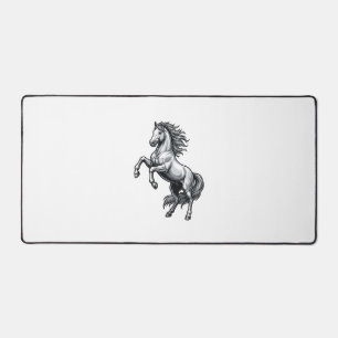 Alfrombrillas De Escritorio Diseño de vector de caballo encabritado de grabado