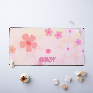Alfrombrillas De Escritorio Diseño divertido y vibrante de poder floral en ros