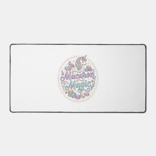Alfrombrillas De Escritorio Diseño Mágico de Macaroon de Unicornio Caprichoso 