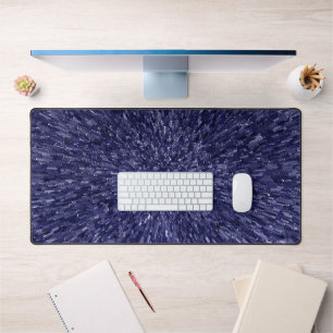 Alfrombrillas De Escritorio Diseño moderno y chic en azul oscuro, efecto brill