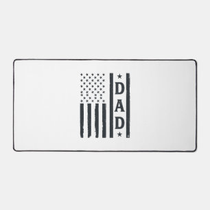 Alfrombrillas De Escritorio Diseño vectorial de bandera americana de papá vint