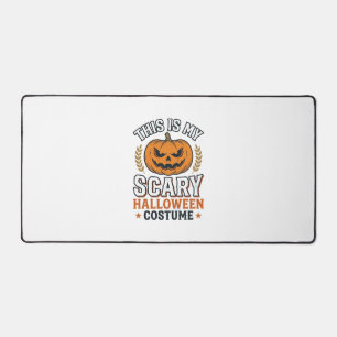 Alfrombrillas De Escritorio Disfraz de Halloween espantoso Calabaza Diseño vec
