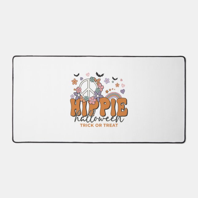 Alfrombrillas De Escritorio Divertido Halloween diciendo Hippie Halloween (Anverso)