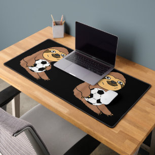 Alfrombrillas De Escritorio Divertido Sloth Jugando Fútbol
