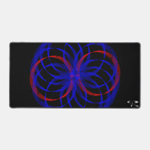 Doble azul color Énfasis Almohadilla del ratón