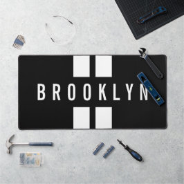 Alfrombrillas De Escritorio Doble franjas de nombre personalizado Carreras de