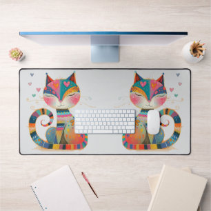 Alfrombrillas De Escritorio Dos Gatos 