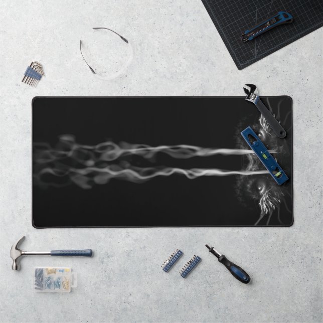 Alfrombrillas De Escritorio Dragón Negro Fumando (Puesto de trabajo)