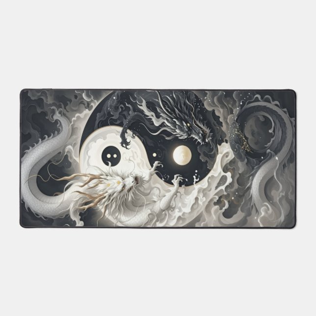 Alfrombrillas De Escritorio dragón yin yang (Anverso)