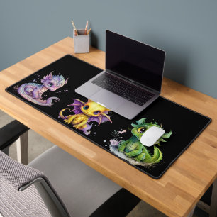 Alfrombrillas De Escritorio Dragones Bebés Lindos Personalizados