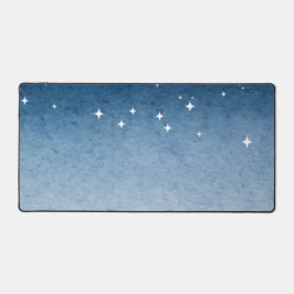 Alfrombrillas De Escritorio Dreamy Blue Starry Sky Desk Mat