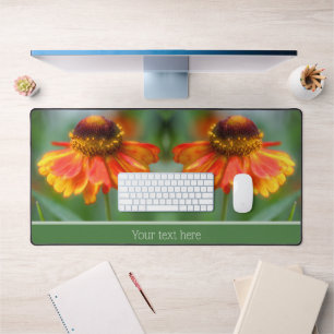 Alfrombrillas De Escritorio Dreamy Zinnia Flower Personalizada