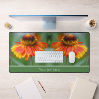 Alfrombrillas De Escritorio Dreamy Zinnia Flower Personalizada