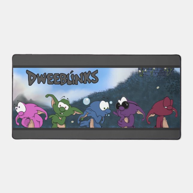 Alfrombrillas De Escritorio Dweeblinks | Kids Desk Mat (Anverso)