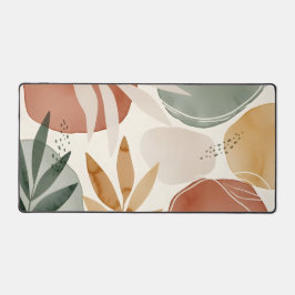 Alfrombrillas De Escritorio Earth Tone Boho Botanical Abstract Shapes
