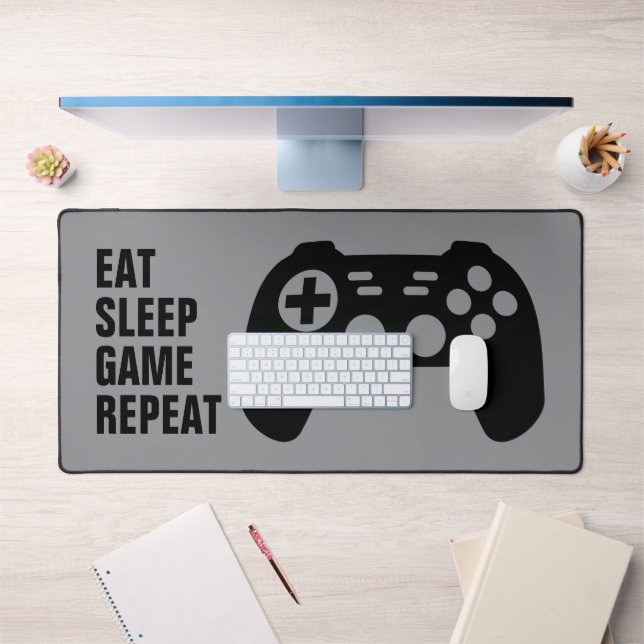 Alfrombrillas De Escritorio Eat Sleep Game Repeat gaming mouse pad for gamer (Oficina 1)