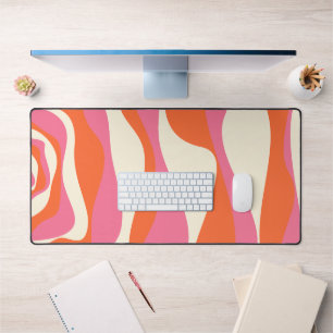 Alfrombrillas De Escritorio Ebb y Flow 4 - Rosa, Naranja y Crema