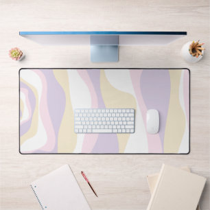 Alfrombrillas De Escritorio Ebb y Flow 4 - Rosa Pastel, Amarillo y Púrpura