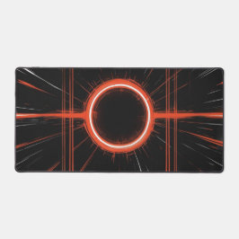 Alfrombrillas De Escritorio Eclipse de neón en una cuadrícula digital