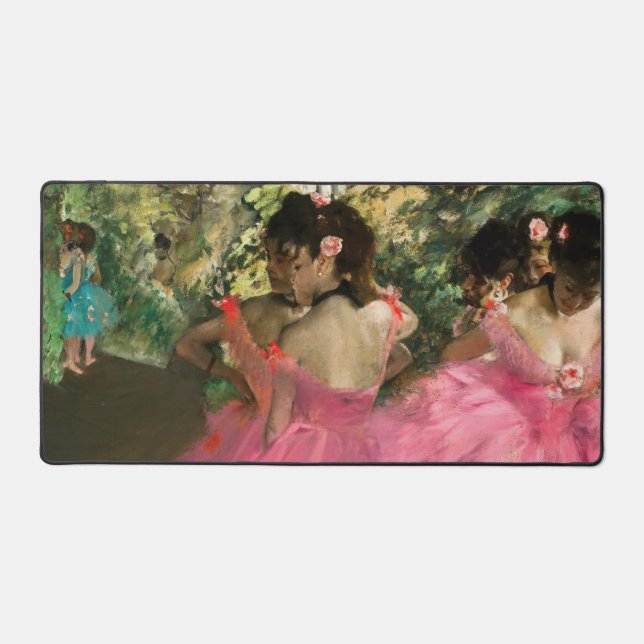 Alfrombrillas De Escritorio Edgar Degas - Bailarinas de rosa (Anverso)