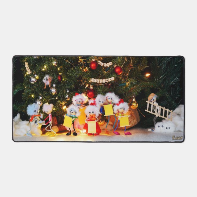 Alfrombrillas De Escritorio Een zoekplaatje met diverse Kerst optuig Fubby's. (Anverso)